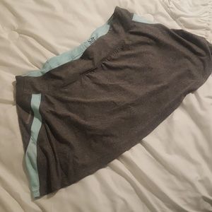 champion grey & aqua running/ tennis skirt xxl